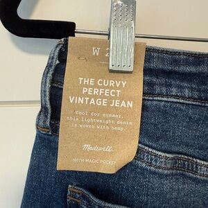 Madewell the Curvy Perfect Vintage Jean - Size 29